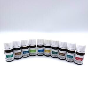Young Living Bundle of 10 Vitality 100% Pure Essential Oils - 5 ml Bottles